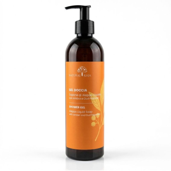 Gel Doccia al Sapone di Aleppo – Ambra & Oud
