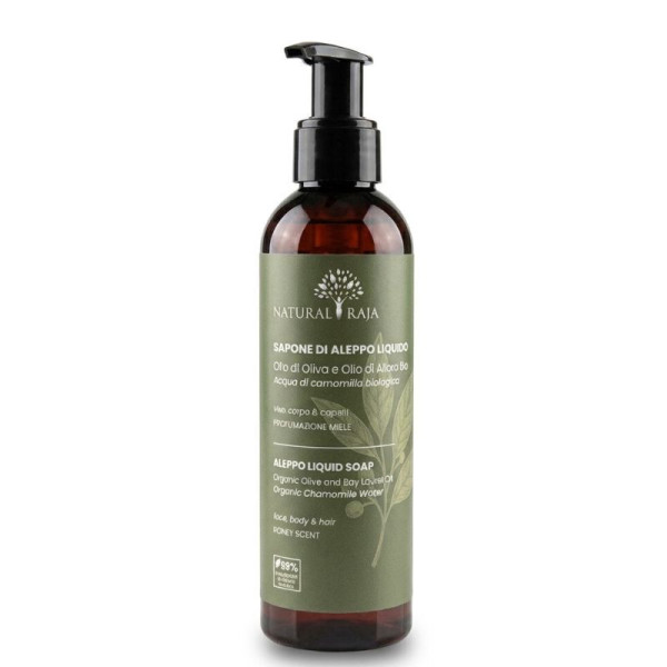 Sapone di Aleppo liquido camomilla e miele