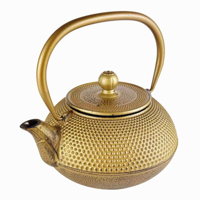 Teiera in ghisa Kinra dorata