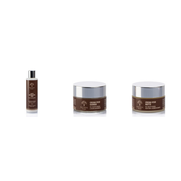 Kit Viso all'Argan – Detersione e Idratazione Giorno/Notte