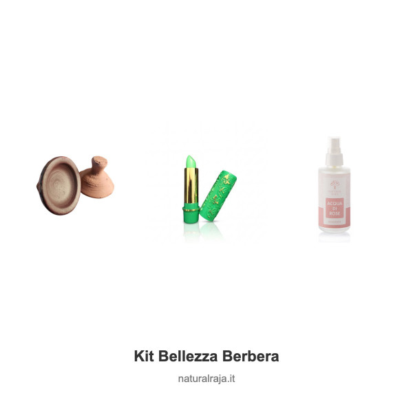 Kit Bellezza Berbera – Akar Fessi, Rossetto Magico e Acqua di Rose
