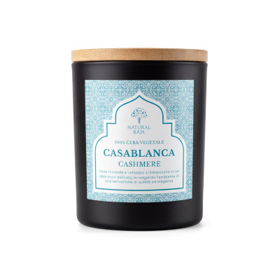 Candela Profumata Casablanca – Cashmere 200 g Natural Raja