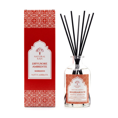 Diffusore a Bastoncini Marrakech – Notte Ambrata 250 ml Natural Raja