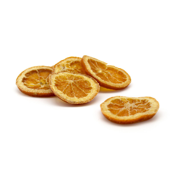 Arancia essiccata con succo di mela