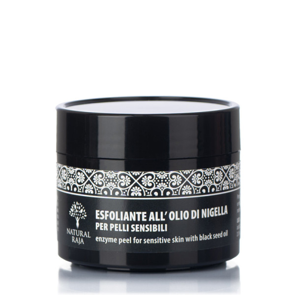 Esfoliante Enzimatico per Pelle Sensibile con olio di Nigella
