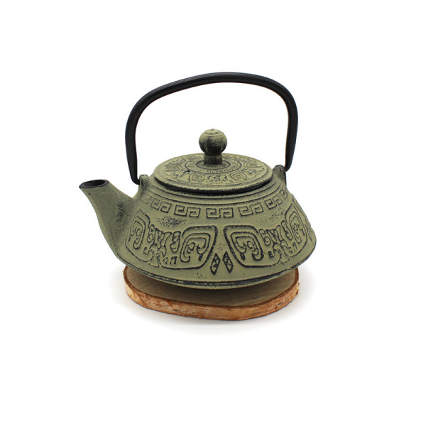 Teiera in ghisa verde