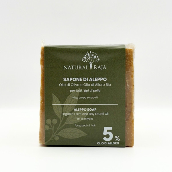 Sapone di Aleppo 5% olio di alloro