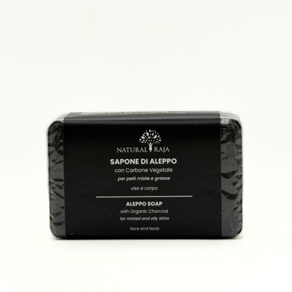 Sapone di Aleppo al carbone vegetale