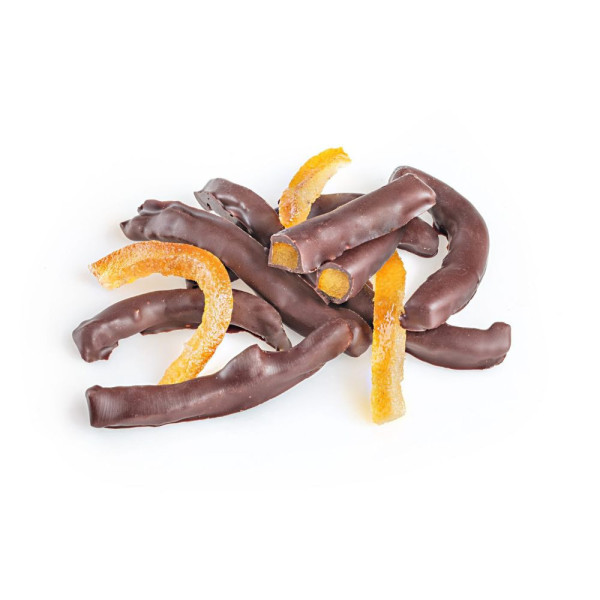 Filetti di Arancia con Cioccolato Fondente 72%