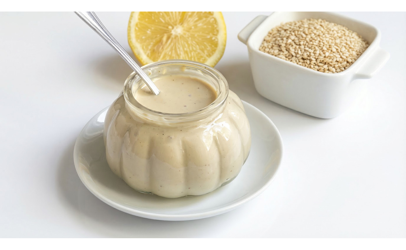 Salsa cremosa di tahina al limone