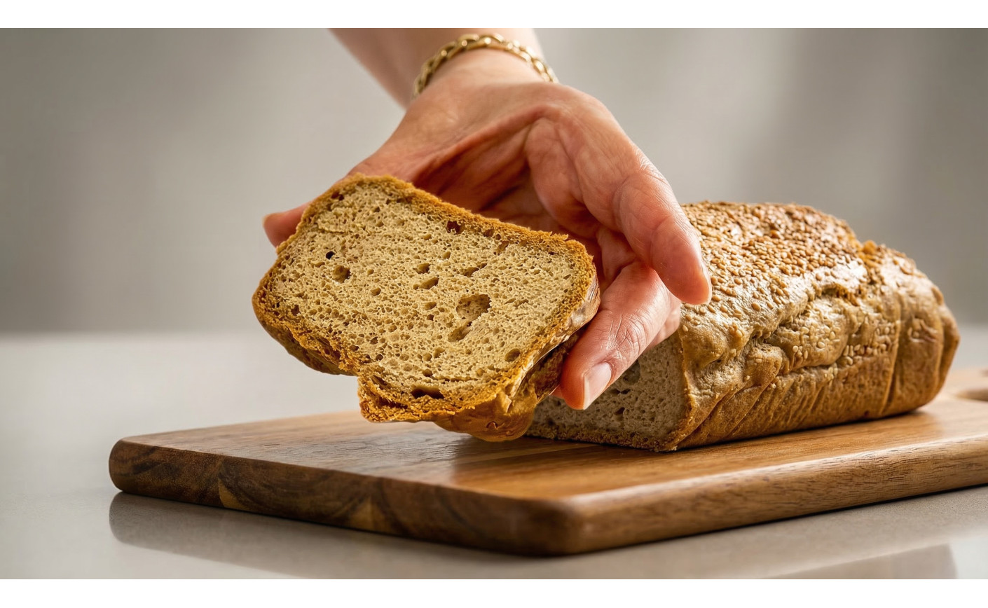 Pane alla Tahina con 3 Ingredienti: Morbido, Senza Glutine e Low-Carb!