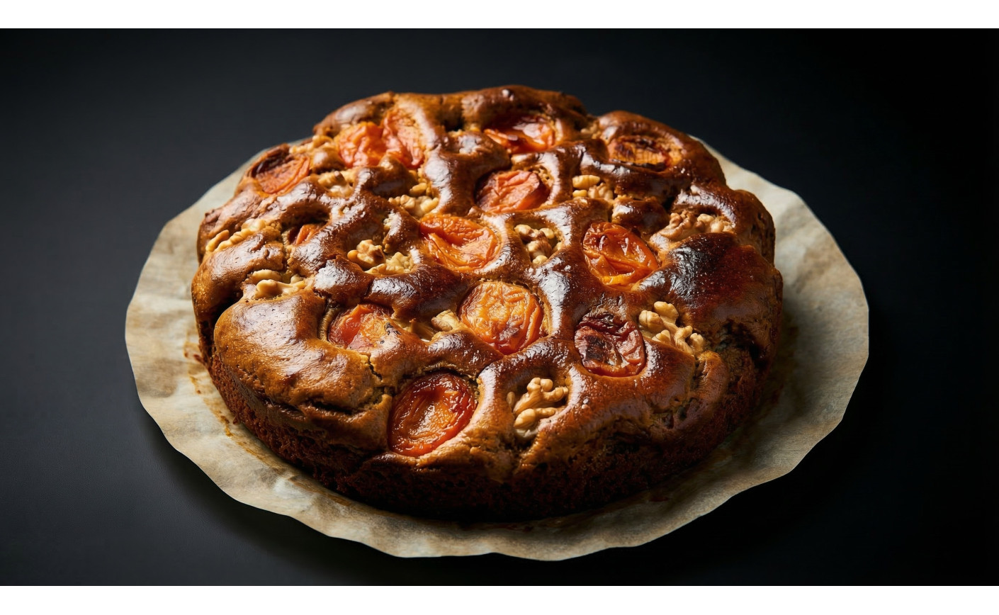 Torta Rustica Senza Farina alla Tahina, Datteri e Frutta Secca (Senza Zucchero Aggiunto!)